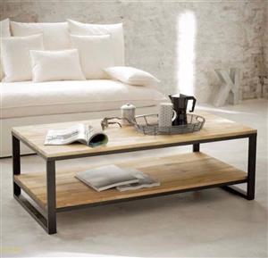 میز جلو مبلی چوب و فلز کد 8582