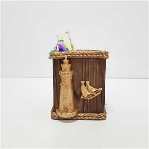 جامدادی رومیزی چوبی مدل D