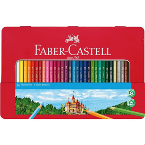 مداد رنگی 36 رنگ فابرکاستل آلمان FABER CASTELL Classic Colour Buntstifte 36er Metalletui