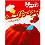 بسته 4 عددی پودر ژله میوه های قرمز شیبابا 100 گرمی