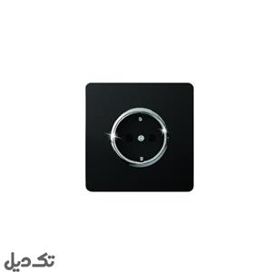 پریز ارت دار مشکی نقره ای مدل کریستال