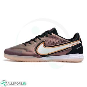 کفش فوتسال نایک تمپو لجند 9 طرح اصلی Nike React Tiempo Legend Pro IC Bronze 