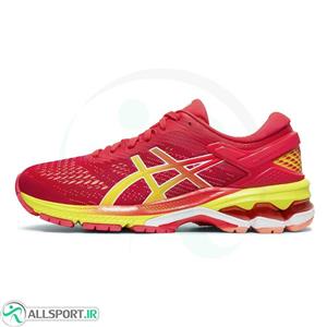 کتانی رانینگ اسیکس طرح اصلی Asics Gel-Kayano 26 Red Yellow