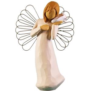 مجسمه امین کامپوزیت مدل فرشته به توفکرمیکنم کد 19/1 Amin Composite  Angel Of Thinking Of You 19/1 Statue