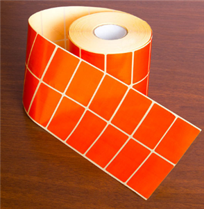 لیبل کاغذی نارنجی دیجی کالا