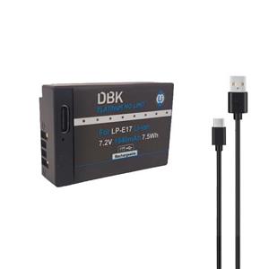باتری کانن LP-E17 برند DBK (بدون نیاز به شارژر) 
