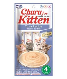 بستنی بچه گربه اینابا طعم ماهی تن (Inaba churu for kitten)