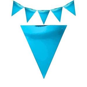 ریسه تم تولد متالایز آبی