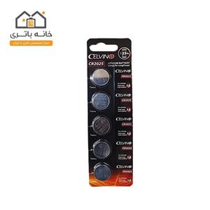 باتری سکه ای سلوینو 2025  5 عددی celvino