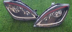 چراغ جلو تیبا طرح NX(جفت) ان جی کو رنگ سفید