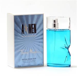 عطر و ادکلن مردانه تیری موگلر من سان اسنس ادیشن اراژ د اته THIERRY MUGLER A MEN SUNESSENCE EDITION ORAGE D ETE EDT FOR MEN