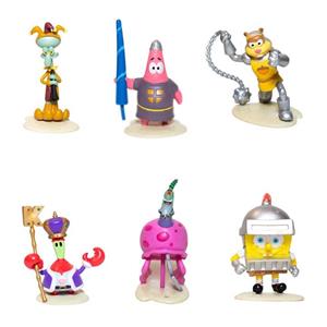 فیگور مدل باب اسفنجی Spongebob بسته 6 عددی ارتفاع 8 سانتی متر