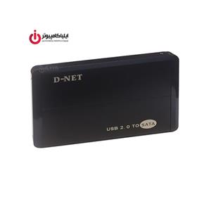 باکس هارددیسک تبدیل SATA به USB2.0 دی نت ۲.۵ اینچ