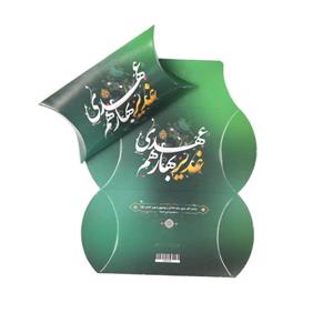 پک مقوایی شکلات با شعار غدیر بهار هم عهدی