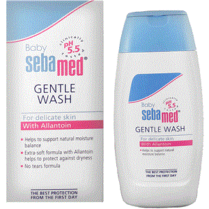 شستشوی کودک اکسترا سیف سبامد  Sebamed Baby Gentle Wash Extra Soft Delicate Skin With Allantoin 200mL 