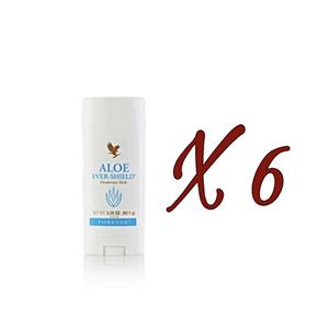 پک 6 عددی آلوئه اور شیلد دئودورانت (مام خوشبو کننده فوراور | Aloe Ever-Shield Deodorant forever