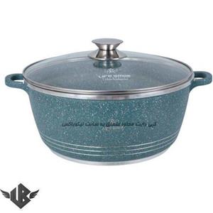 قابلمه لایف اسمایل سایز 32 رنگ طوسی  مدلFLCM-P32