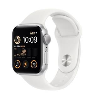 اپل واچ سری se ۲ بدنه الومینیومی سیلور ۴۰ میلمتری اس ای 2022 Apple Watch SE Aluminum Silver Case 40mm 