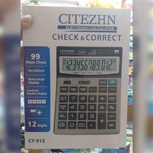 ماشین حساب سیتیزن خارجی کارکرد با نور  و یا باتری