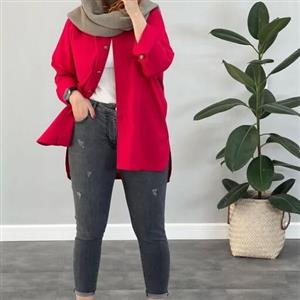 شومیز بهاره اسپورت مزون دوزی شده وسفارشی باکیفیت