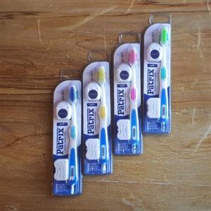 مسواک پاتریکس مدل پرودنت با برس نرم به همراه نخ دندان 