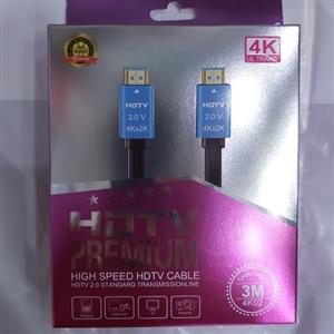 کابل اچ دی ام آی با کیفیت فور کا جنس عالی متراژ3متر