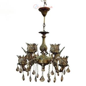لوستر دوگل کوچک 4 شاخه، با کیفیت عالی و درجه یک، رنگ ثابت