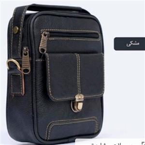کیف دوشی مردانه طرح چرم