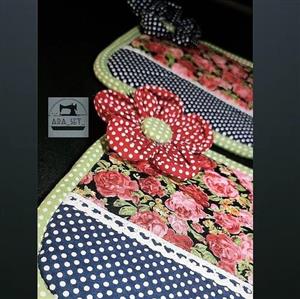 دستگیره آشپزخانه مدل مربع جنس نخ کتان در رنگ های متنوع