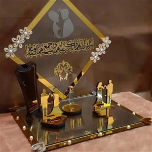 استند حلقه وجاحلقه ای عروس و داماد مناسب برای جشن عقد و عروسی و نامزدی