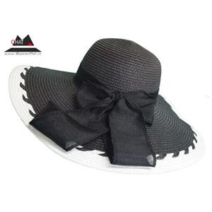 کلاه حصیری مشکی