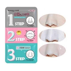 ماسک ورقه ای سه مرحله ای بینی. رفع سرسیاه ها پاکسازی محصولات سالم وگیاهی