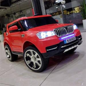 ماشین شارژی بزرگ کودک دونفره BMW قرمز  چهارموتور بزرگ