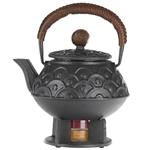 قوری چدنی نالینو مدل Fiorenza وارمردار ا Nalino Cast-Iron Teapot Size 700 cc Fiorenza