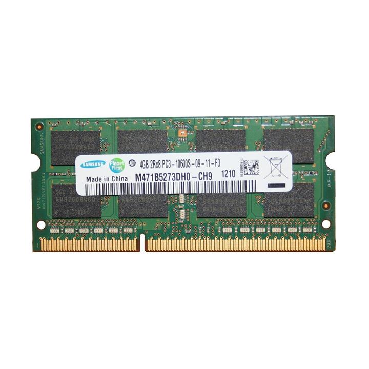 رم لپ تاپ سامسونگ مدل 1333 DDR3 PC3 10600s MHz ظرفیت 4گیگابایت