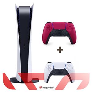  پلی استیشن 5 دیجیتال + دسته بازی dualsense رنگی