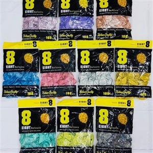 بادکنک بسته 50عددی شاین (کروم )  درجه یک