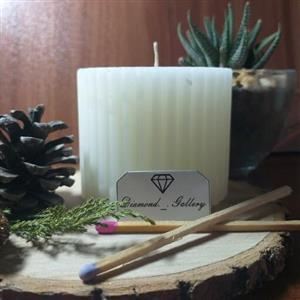 شمع شیاردار استوانه ای سایز کوچک ارتفاع 5 (قطر 7)