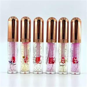 برق لب حرارتی گلدار  طلا 24k کیس بیوتی 
