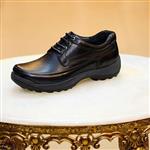 کفش مردانه طبی فرزین چرم اصل مدل موناکو بندی کد  9986