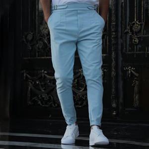 شلوار ساسون دار مردانه بنگال نیو رنگ ابی اسمانی ( باتیس بوتیک )