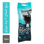 ژیلت دورکو Dorco6 لبه صابوندار اصل کره - بسته 1 عددی