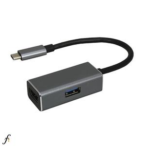 مبدل USB-C به HDMI و USB 3.0 فرانت مدل FN-UC2HU300