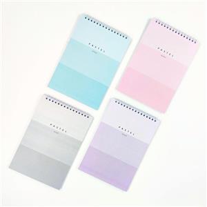 دفتر فنر از بالا پاستلی 60 برگ