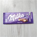 شکلات تخته ای میلکا ترکیه Milka با طعم شیر و شکلات بسته 100گرمی