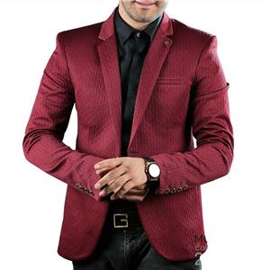 کت تک مردانه زرشکی