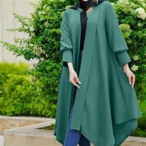 مانتو زنانه حریر میله ای