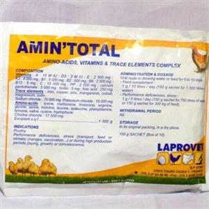 مولتی ویتامین آمین توتال AMIN TOTAL ساخت شرکت لاپروت فرانسه 150 گرمی