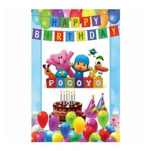 بنر تم تولد بیم بوم طرح پوکویو سایز 100 در 150 سانتیمتر