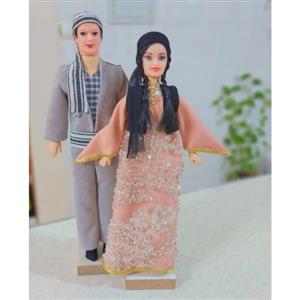 عروسک کرد جفتی(عروسک با لباس کردی )